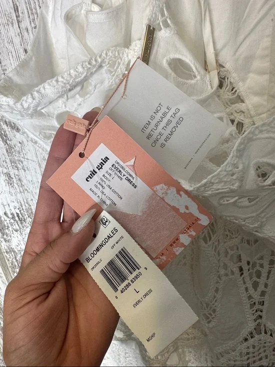 Cult Gaia Women's Everly lace dress size L NWT - Picture 10 of 13